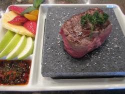 stonegrill, steak on a stone, cooking rock, hot rock